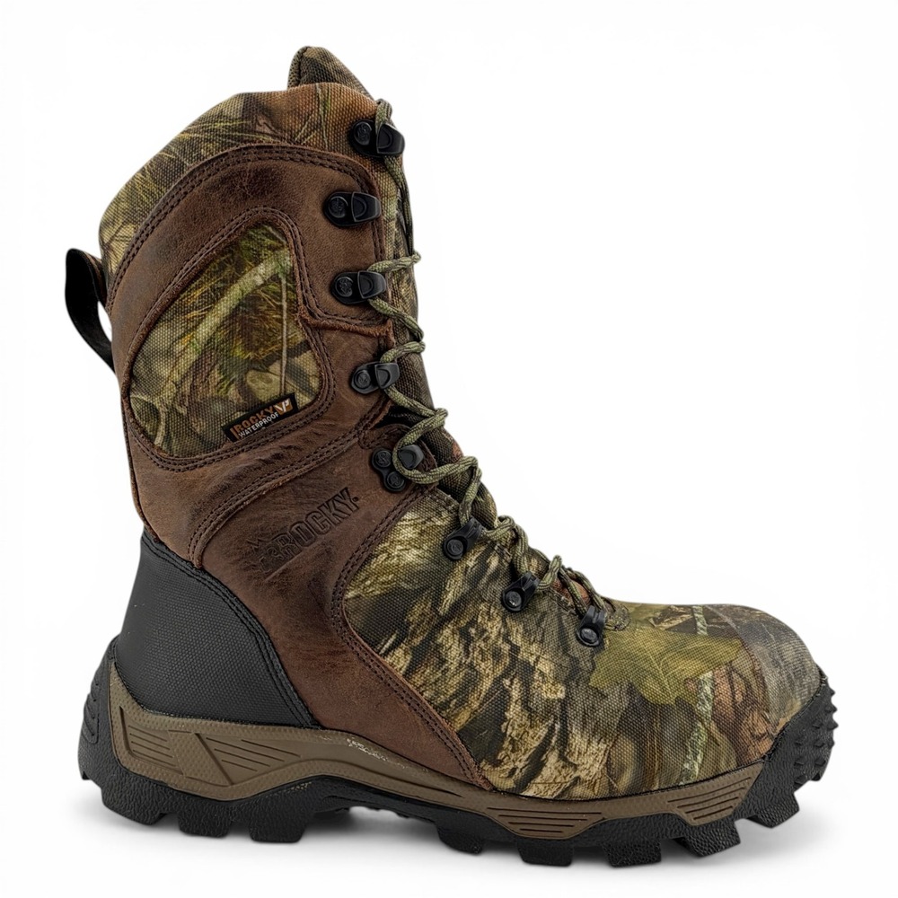 ROCKY Sport Pro 1000 Gram Hunting‎ Boots Mens Size 10.5M RKS0309 Camo Waterproof
